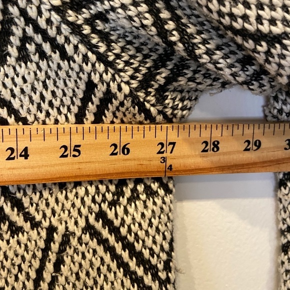 Ruby Rd Women's High Low Cardigan Size 2X Open Front Chunky Knit Herringbone - Picture 5 of 7